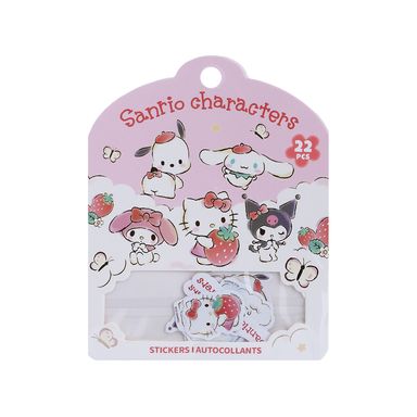 Stickers strawberry 22 pc 12.5cm serie sanrio -  Sanrio