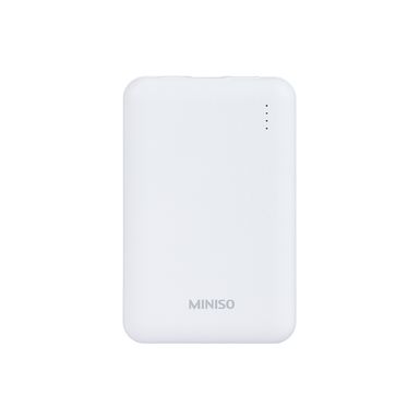 Power bank ultra delgada 10000mah mod f71 blanco -  Miniso