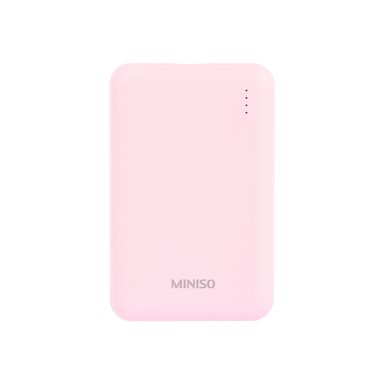 Power bank ultra delgada 10000mah mod f71 rosa -  Miniso