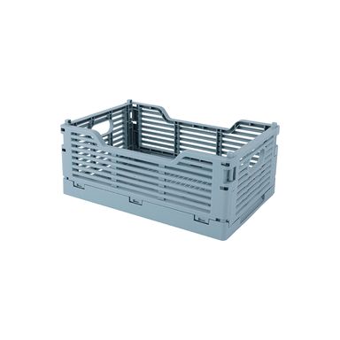 Organizador de plástico plegable serie rayas s azul -  Miniso