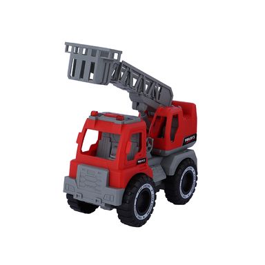 Coche de bomberos con escalera de luz y sonido por inercia serie miniso -  Miniso