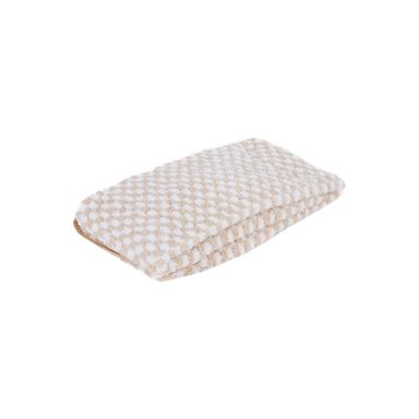 Toalla de baño de microfibra miniso cuadros beige 75cm x 35cm -  Miniso