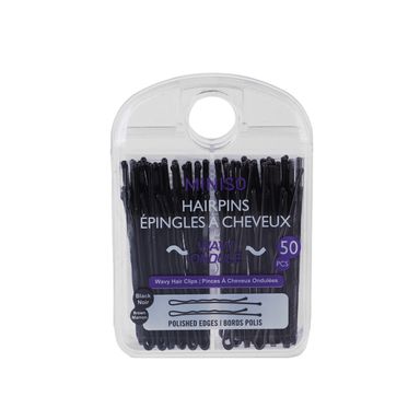 Estuche de pasadores para cabello miniso 6cm 50 pzas -  Miniso