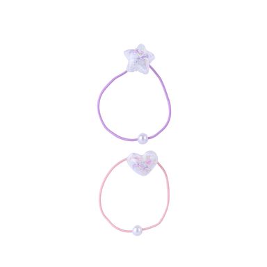 Set de ligas para cabello estrellas y unicornios 2 pzas. -  Miniso