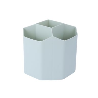 Organizador de plástico portalapices giratorio de 5 ranuras mori girl verde -  Miniso