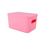 Organizador-de-pl-stico-con-tapa-serie-rainbow-l-rosa-Miniso-1-24082