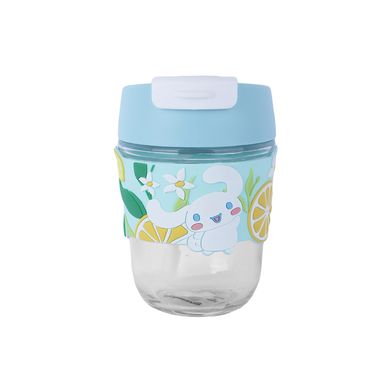 Vaso de vidrio con personajes de sanrio 350 ml cinnamoroll -  Sanrio