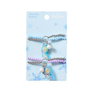 Set de pulseras disney frozen cuentas con dije 2pzas -  Frozen