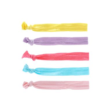 Set de ligas para cabello arcoiris 5 pzas. -  Miniso