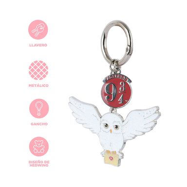 Llavero colección harry potter metálico hedwig -  Harry Potter