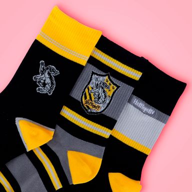 Medias colección harry potter hufflepuff 3 pares -  Harry Potter