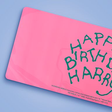 Mouse pad largo harry potter torta de cumpleaños -  Harry Potter