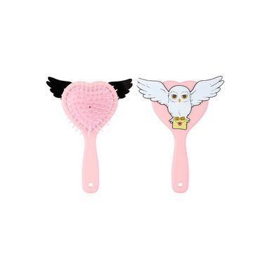 Peine tipo paleta con forma de corazón hedwig de la colección harry potter -  Harry Potter