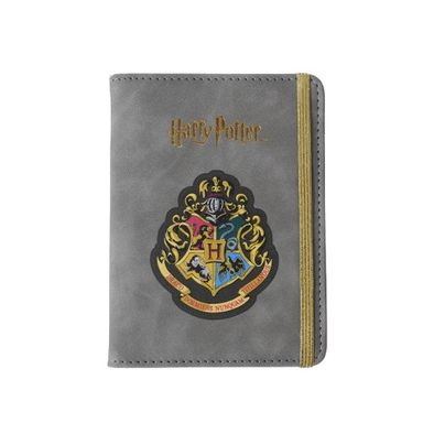 Porta pasaporte de harry potter con banda elástica gris -  Harry Potter
