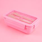 Taper-para-alimentos-caja-bento-de-paja-de-trigo-1100ml-rosa-Miniso-7-23511