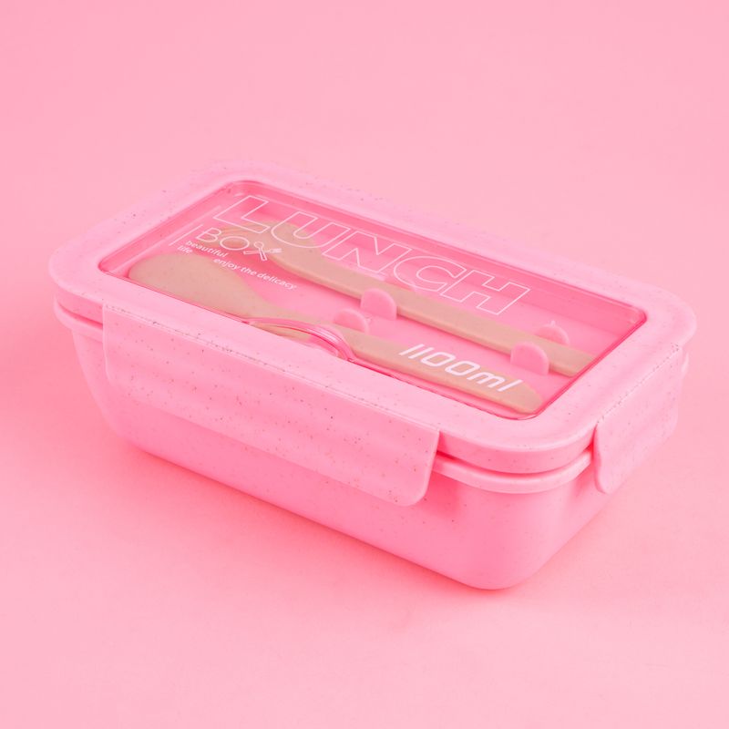 Taper-para-alimentos-caja-bento-de-paja-de-trigo-1100ml-rosa-Miniso-7-23511