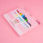 Plum-n-set-de-12-colores-pdq-serie-tulip-garden-Miniso-5-22430