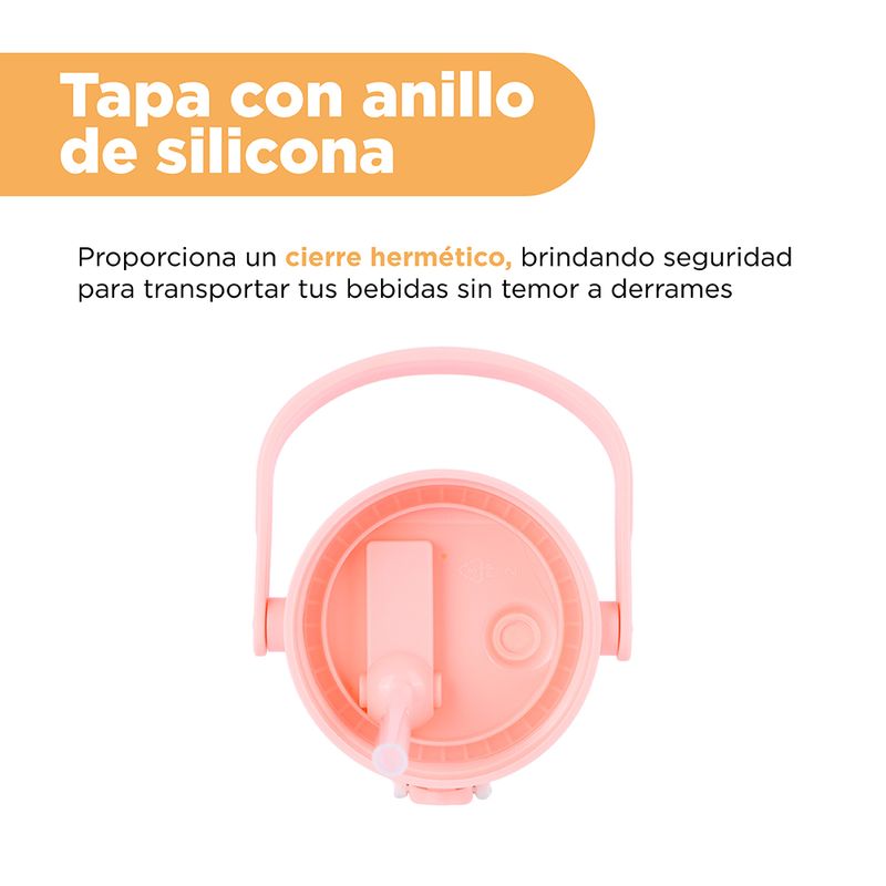 Botella-de-pl-stico-con-correa-1300ml-hello-kitty-serie-sanrio-durazno-Sanrio-5-23929