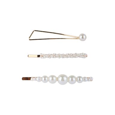 Set de broches para cabello miniso serie metal perlas 3 pzas. -  Miniso