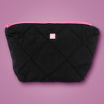 Cosmetiquera-miniso-acolchada-rombos-negro-Miniso-2-23136