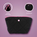 Cosmetiquera-miniso-acolchada-rombos-negro-Miniso-5-23136