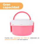 Taper-para-alimentos-de-doble-capa-de-la-colecci-n-disney-mickey-mouse-1100-ml-minnie-Disney-5-23560