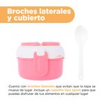 Taper-para-alimentos-de-doble-capa-de-la-colecci-n-disney-mickey-mouse-1100-ml-minnie-Disney-6-23560