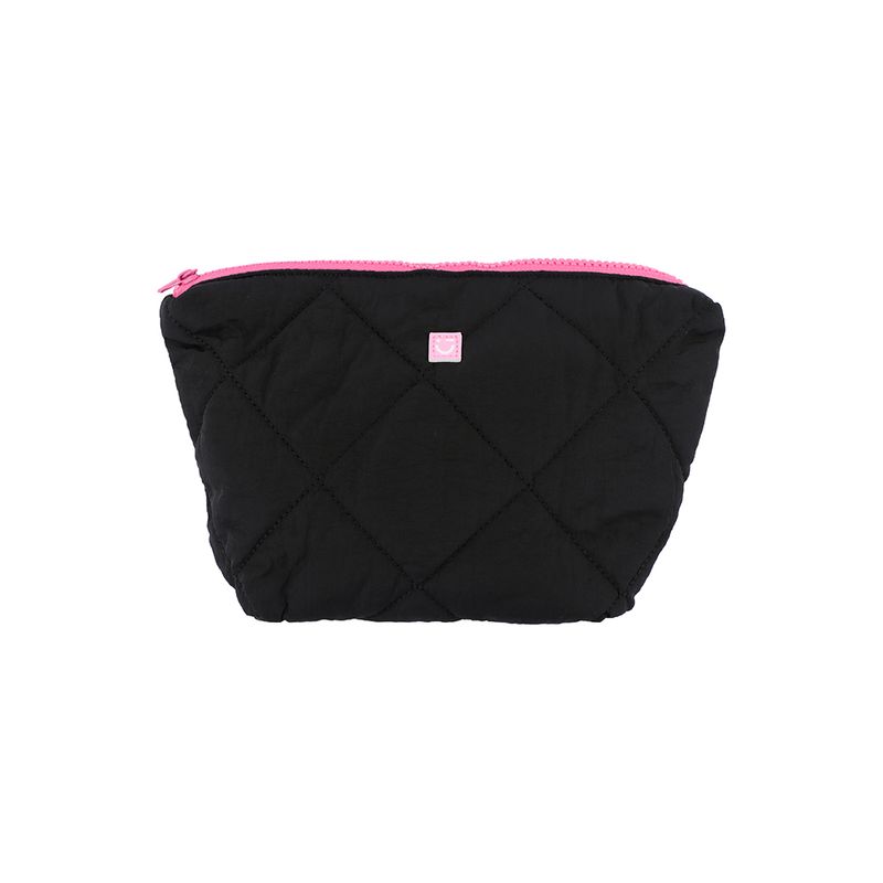 Cosmetiquera-miniso-acolchada-rombos-negro-Miniso-1-23136