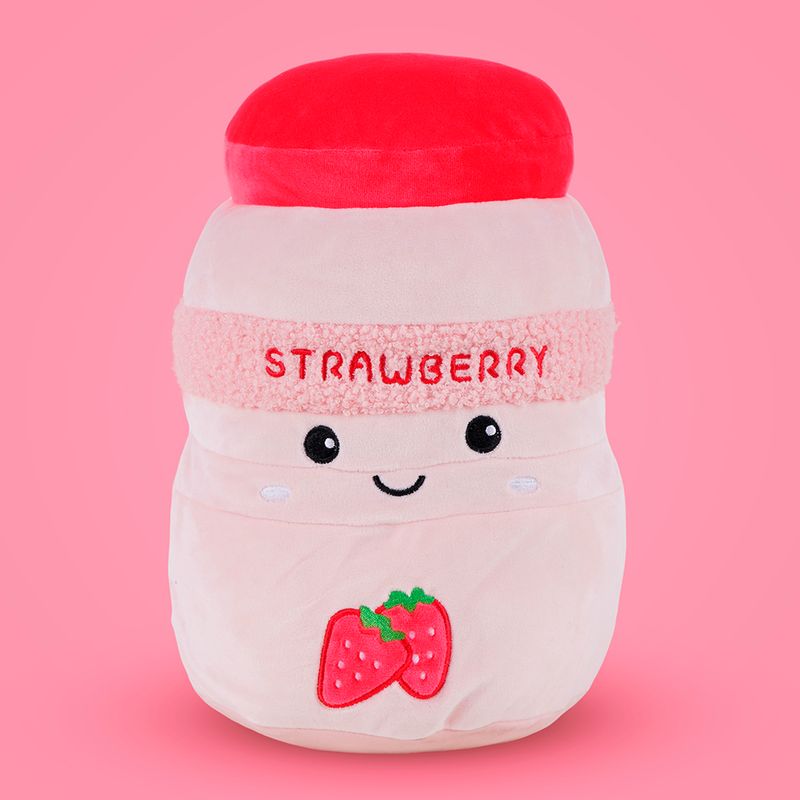 Peluche-de-almohada-de-malteada-de-fresa-beverage-series-Miniso-2-7798