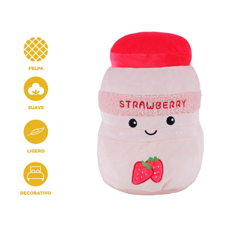 Peluche-de-almohada-de-malteada-de-fresa-beverage-series-Miniso-3-7798