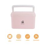 Organizador-de-plastico-para-medicina-de-dos-capas-rosa-Miniso-3-7809