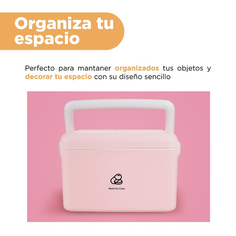 Organizador-de-plastico-para-medicina-de-dos-capas-rosa-Miniso-4-7809