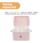 Organizador-de-plastico-para-medicina-de-dos-capas-rosa-Miniso-5-7809
