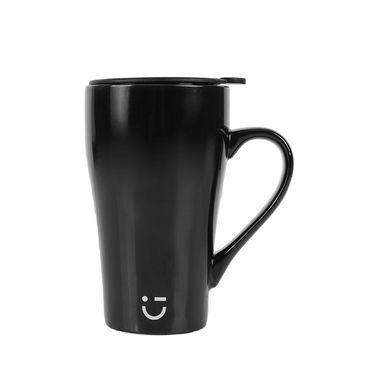 Taza minimalista de gran capacidad negro 500 ml -  Miniso