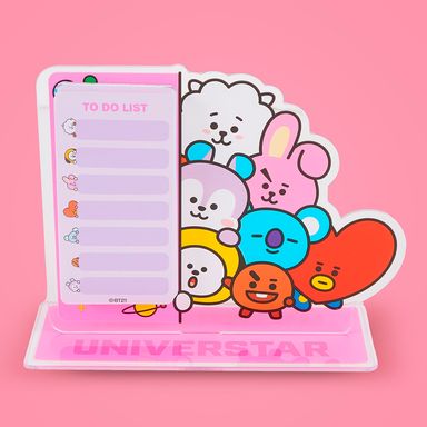 Post it blocs de notas y soporte 80 hojas pdq serie bt21 -  BT21