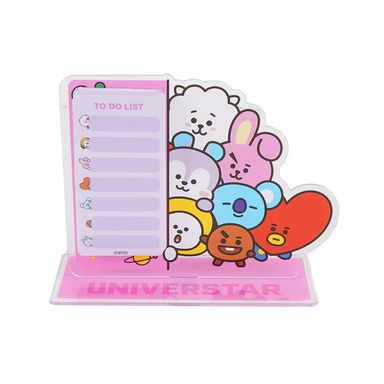 Post it blocs de notas y soporte 80 hojas pdq serie bt21 -  BT21