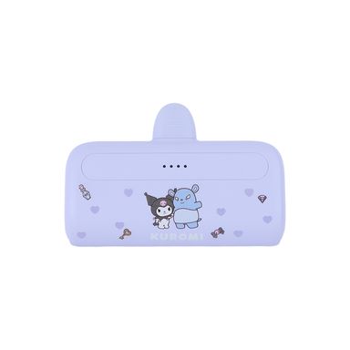 Powerbank 4500 mah plug in type c personajes sanrio kuromi mf69 -  Sanrio