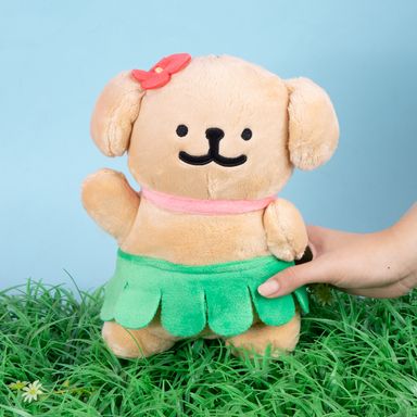 Peluche con falda de hula golden retriever serie maltese -  Maltese