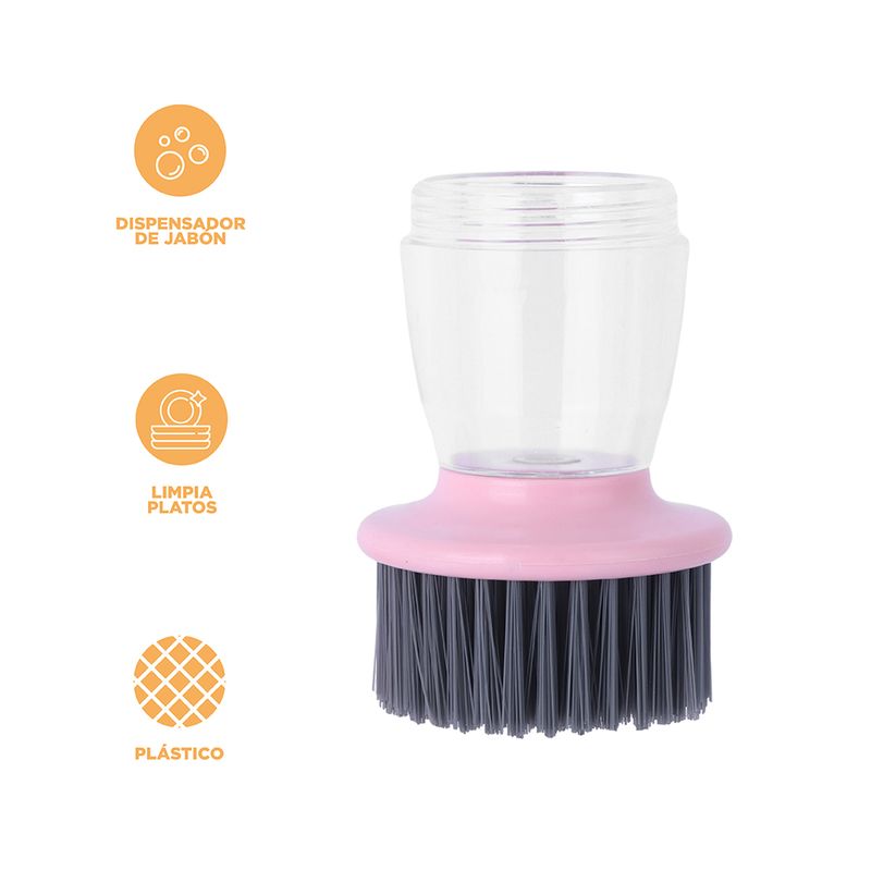 Cepillo-para-lavar-platos-con-dispensador-de-jabon-rosa-Miniso-3-24742