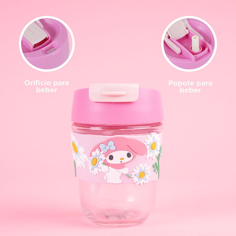 Vaso-de-vidrio-con-personajes-de-sanrio-350-ml-my-melody-Sanrio-6-24780