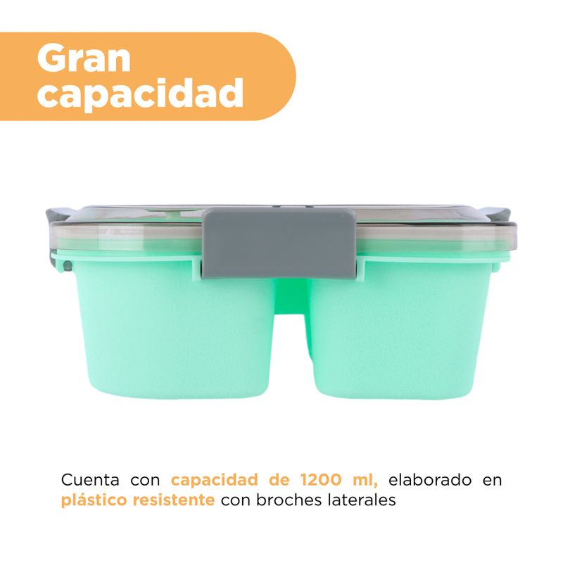 Taper-caja-bento-de-3-compartimentos-1200-ml-verde-serie-miniso-Miniso-5-24809