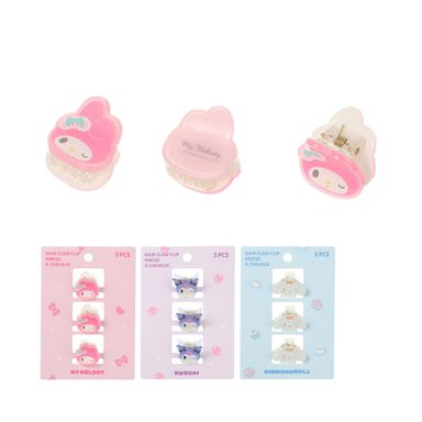 Set de pinzas mini para cabello sanrio 3 pzas -  Sanrio