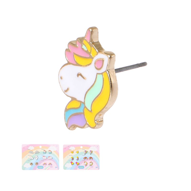 Set-de-aretes-infantiles-miniso-colecci-n-funny-nubes-y-arco-ris-6-pares-Miniso-1-22645