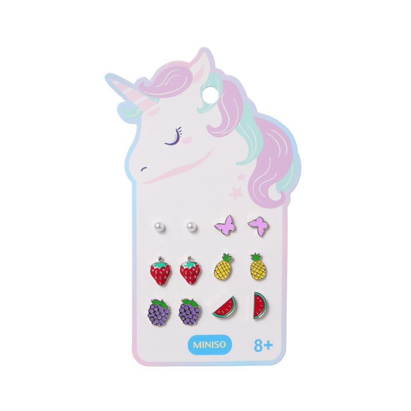 Set-de-aretes-infantiles-miniso-colecci-n-funny-tutti-frutti-6-pares-Miniso-1-22647