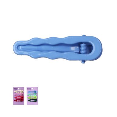 Set de broches para cabello miniso serie dopamine triangulos ondulados 4 pzas mix de colores -  Miniso