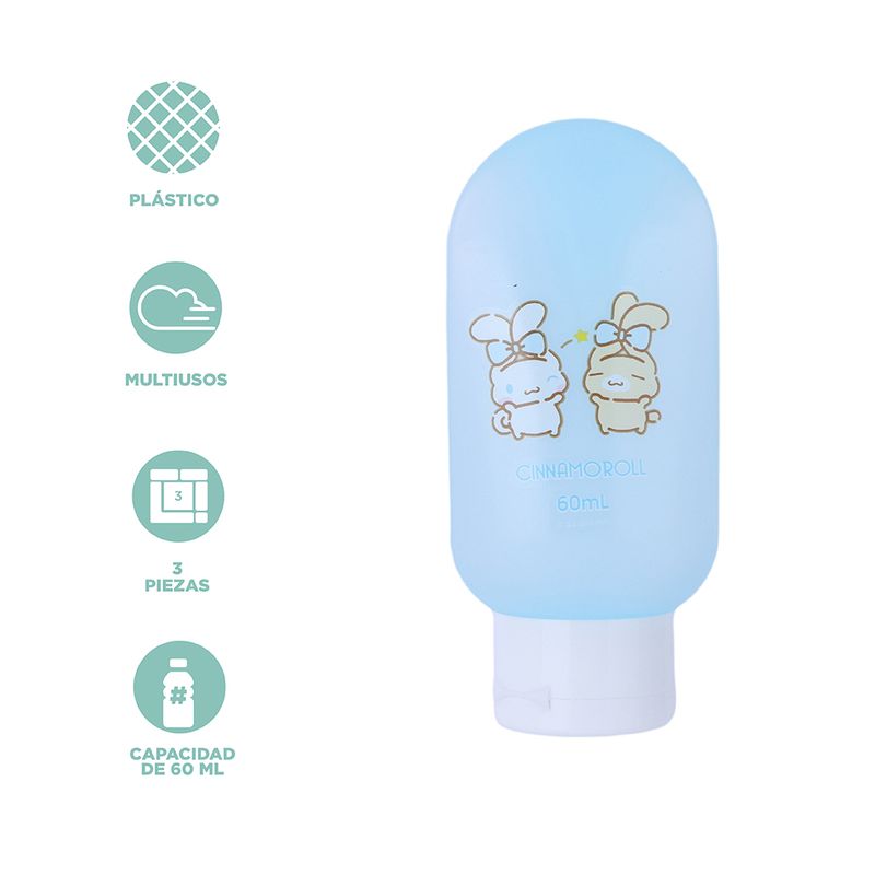 Set-de-botellas-de-viaje-sanrio-personajes-botellas-de-ducha-3-unds-Sanrio-3-11166