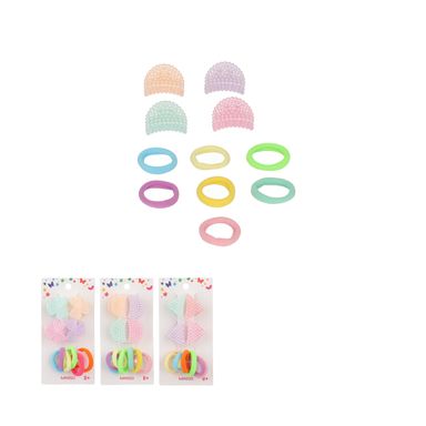 Set infantil de accesorios para cabello miniso perlas color pastel 11 pzas -  Miniso