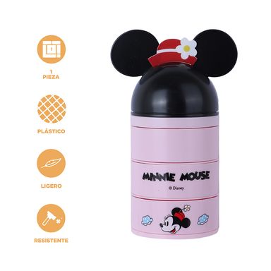Organizador de plástico de tres capas de la colección disney mickey mouse minnie -  Disney