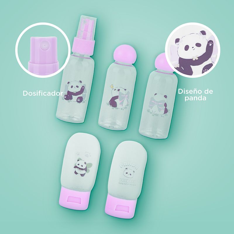 Juego-de-botellas-de-viaje-china-panda-6-piezas-Miniso-5-25017