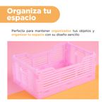 Organizador-de-pl-stico-plegable-serie-rayas-S-rosa-Miniso-5-25026